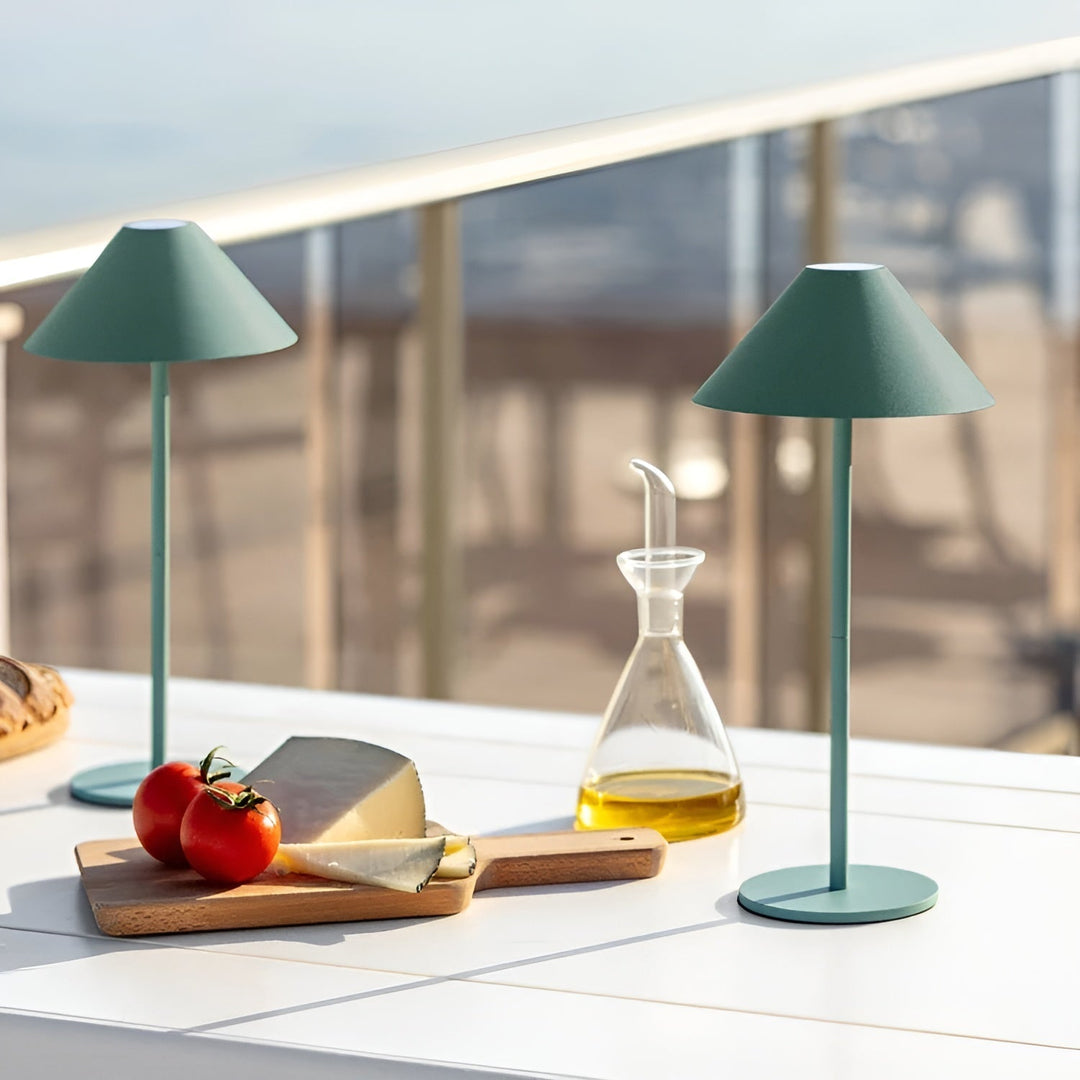 Lisslune | LumiLuxe - Dimmable Nordic Cone LED Table Lamp with Touch Control