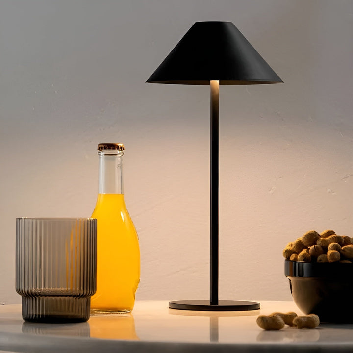 Lisslune | LumiLuxe - Dimmable Nordic Cone LED Table Lamp with Touch Control