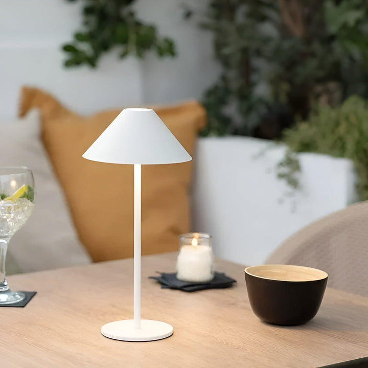 Lisslune | LumiLuxe - Dimmable Nordic Cone LED Table Lamp with Touch Control