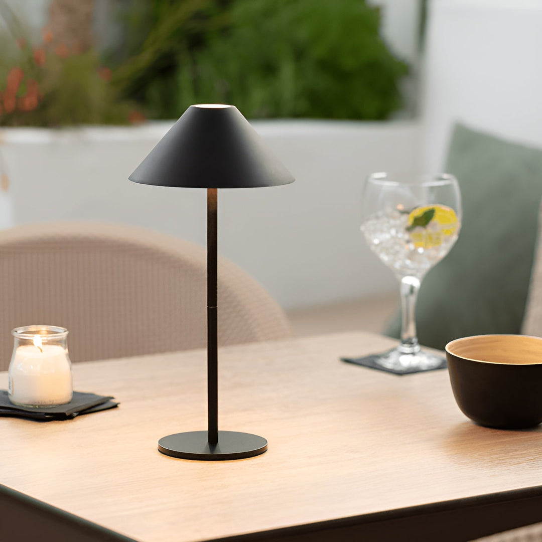 Lisslune | LumiLuxe - Dimmable Nordic Cone LED Table Lamp with Touch Control