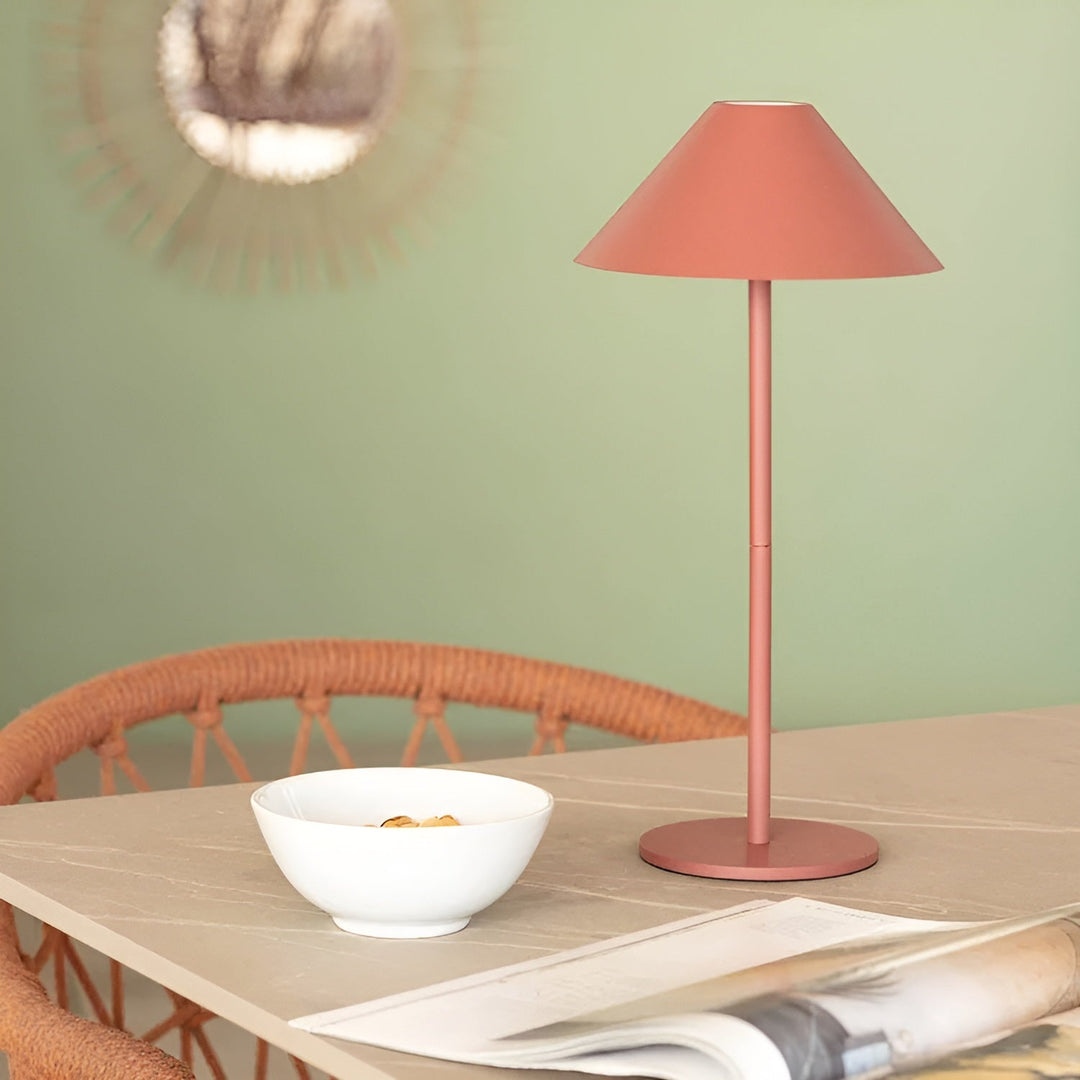 Lisslune | LumiLuxe - Dimmable Nordic Cone LED Table Lamp with Touch Control