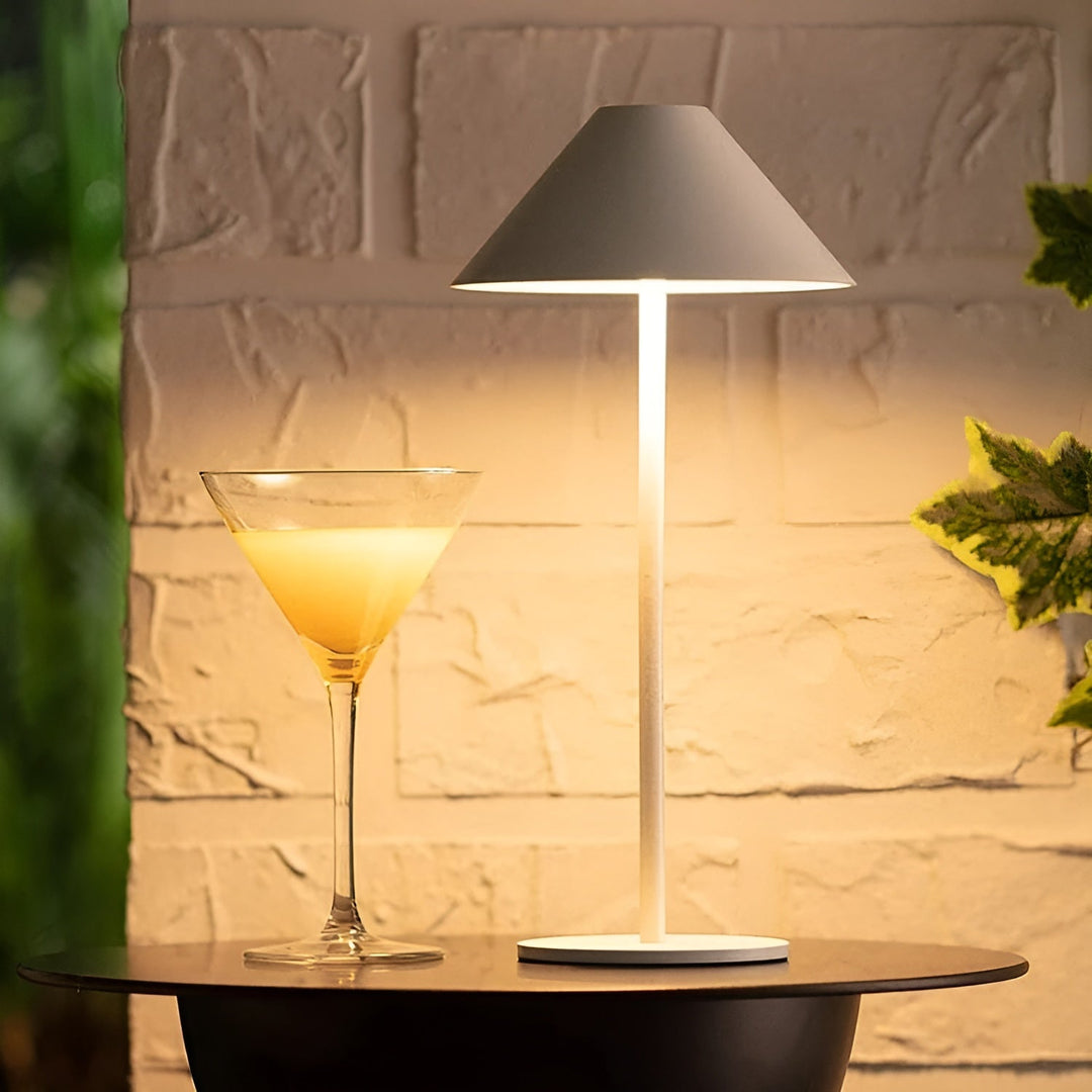 Lisslune | LumiLuxe - Dimmable Nordic Cone LED Table Lamp with Touch Control