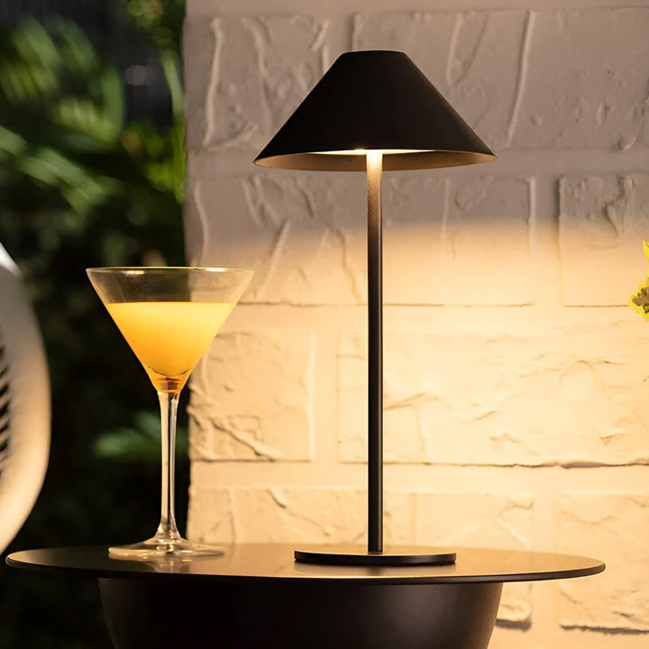 Lisslune | LumiLuxe - Dimmable Nordic Cone LED Table Lamp with Touch Control