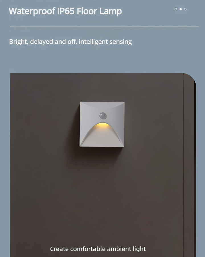 Lisslune | LuminiPath - Waterproof IP65 Wall Light - Indoor and Outdoor Wall Light - Motion Sensor Wall Light LED