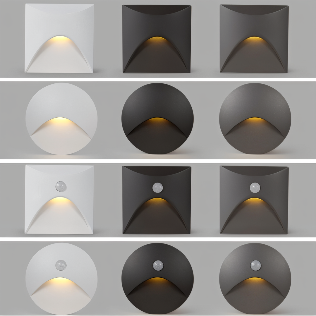 Lisslune | LuminiPath - Waterproof IP65 Wall Light - Indoor and Outdoor Wall Light - Motion Sensor Wall Light LED