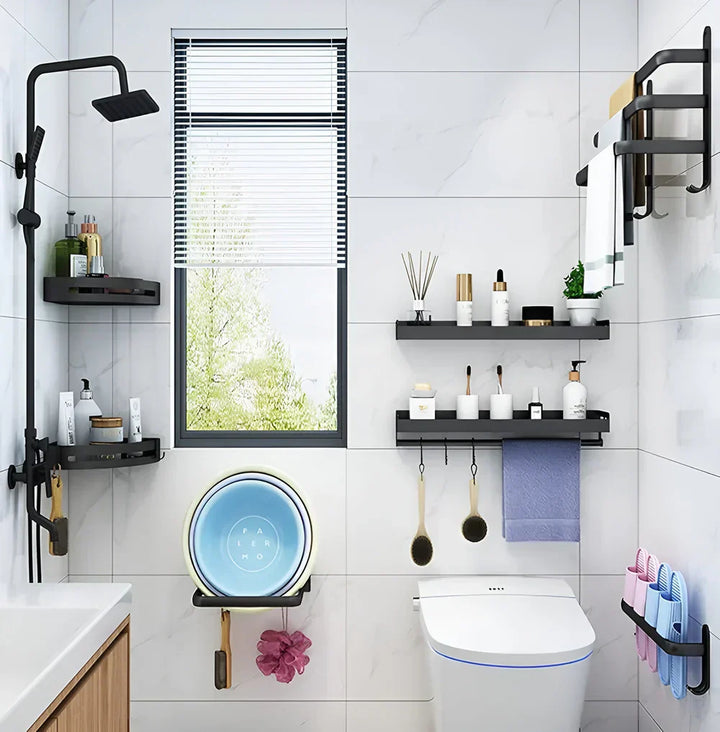 Lisslune | FlexiDry Wall-mounted Towel Rack