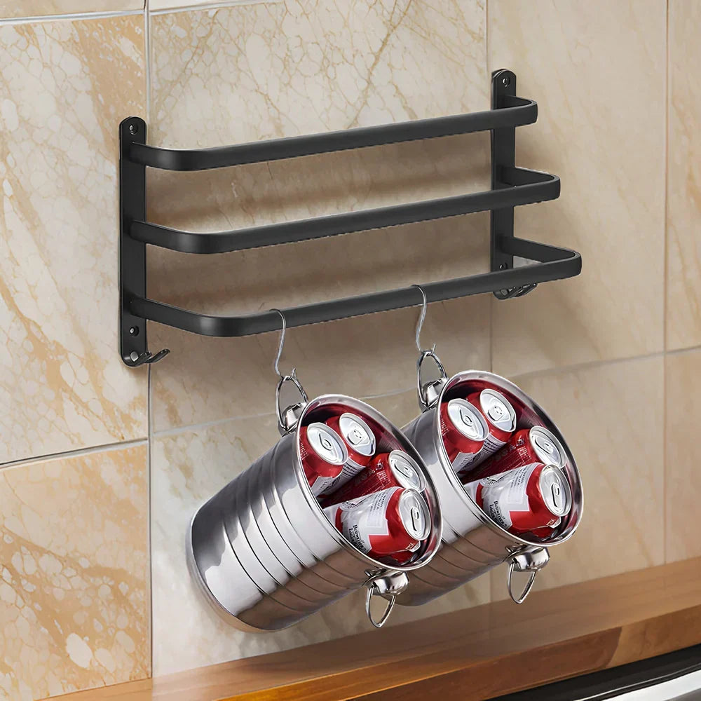 Lisslune | FlexiDry Wall-mounted Towel Rack
