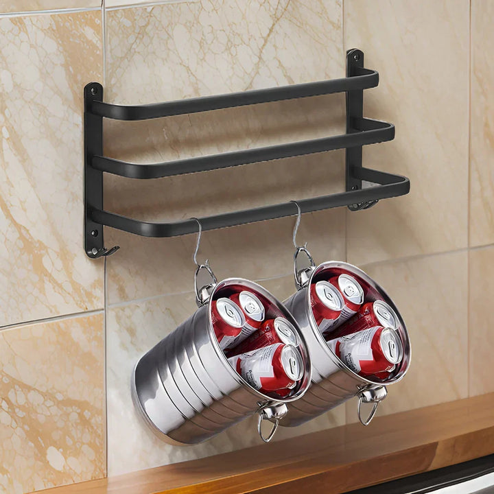 Lisslune | FlexiDry Wall-mounted Towel Rack