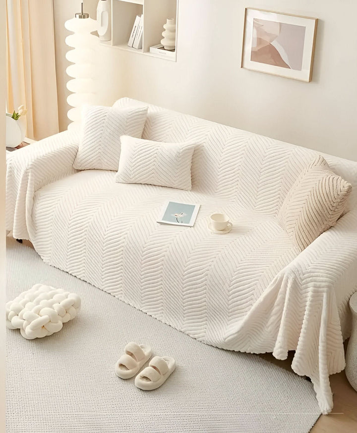 Lisslune | LuxuraWrap Sofa Cover – Non‑Slip Pet‑Friendly Couch Protector
