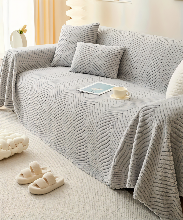 Lisslune | LuxuraWrap Sofa Cover – Non‑Slip Pet‑Friendly Couch Protector