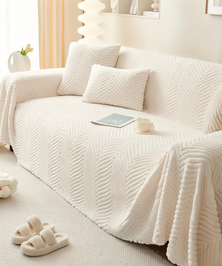 Lisslune | LuxuraWrap Sofa Cover – Non‑Slip Pet‑Friendly Couch Protector