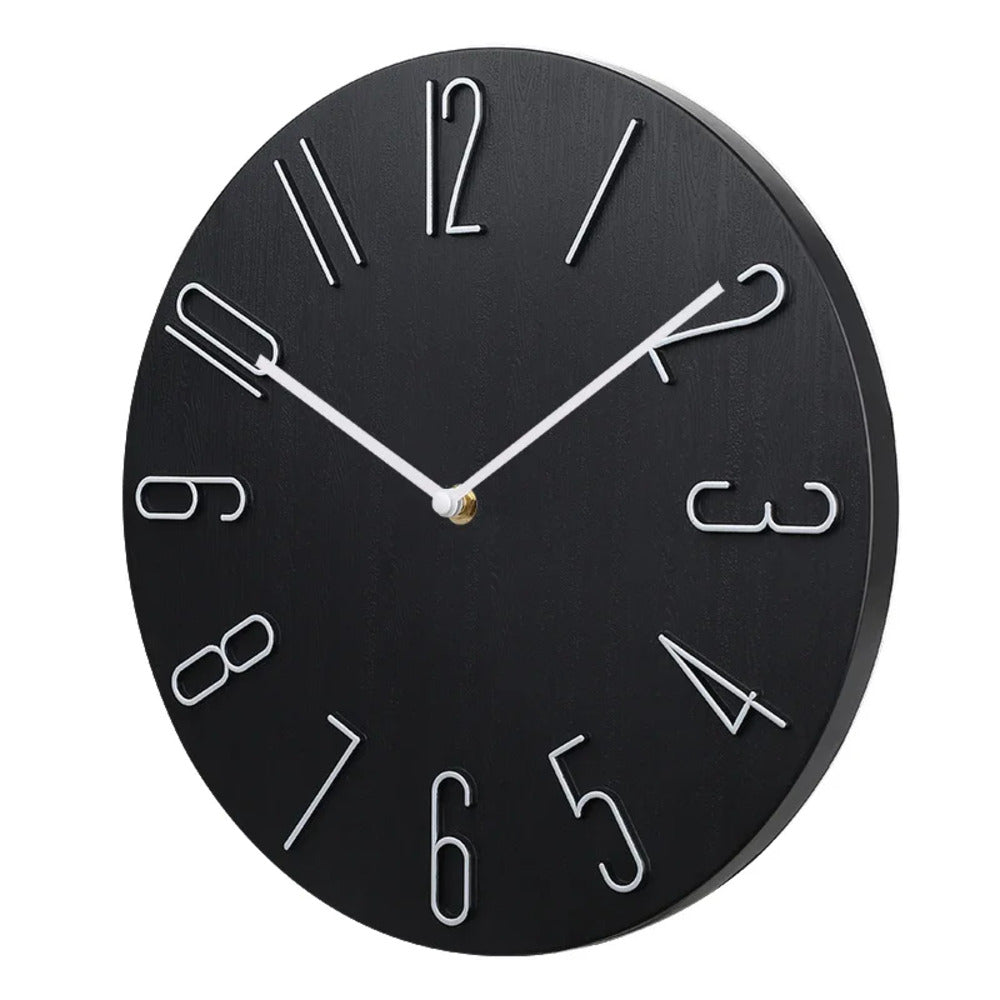 Lisslune | Silencio Modern Silent Wall Clock – Minimalist Design with Quartz Movement
