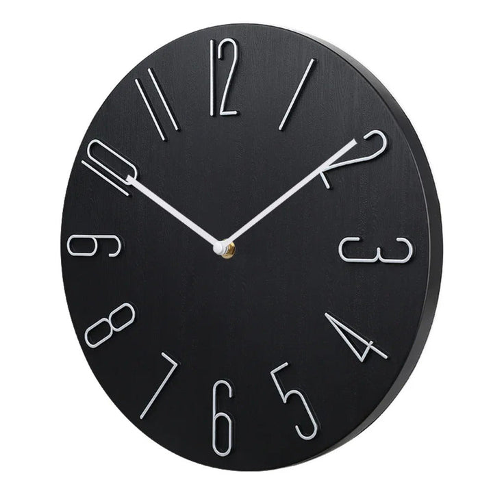 Lisslune | Silencio Modern Silent Wall Clock – Minimalist Design with Quartz Movement