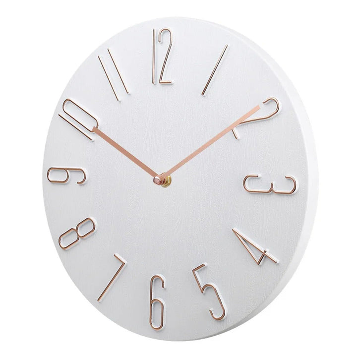 Lisslune | Silencio Modern Silent Wall Clock – Minimalist Design with Quartz Movement