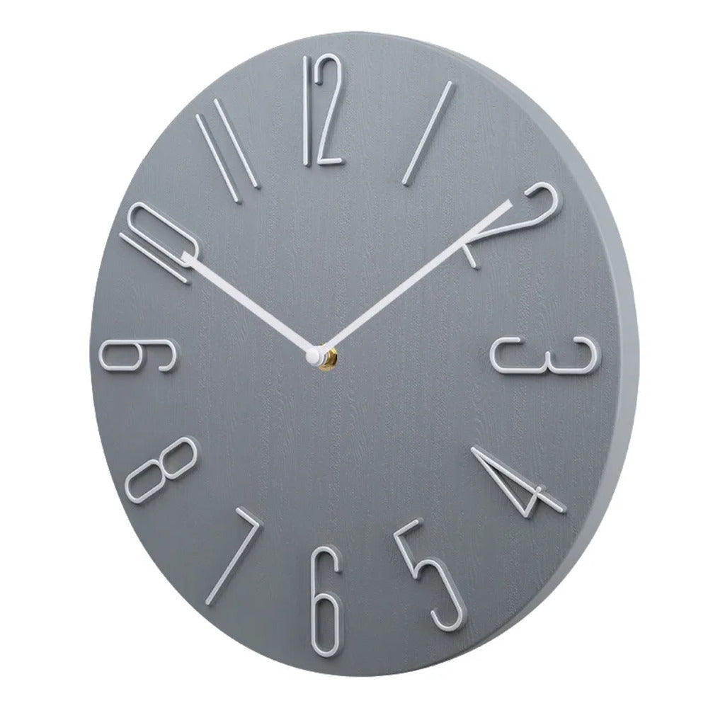 Lisslune | Silencio Modern Silent Wall Clock – Minimalist Design with Quartz Movement