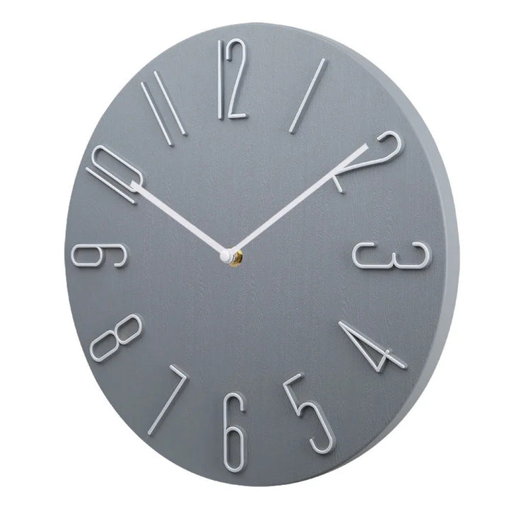 Lisslune | Silencio Modern Silent Wall Clock – Minimalist Design with Quartz Movement