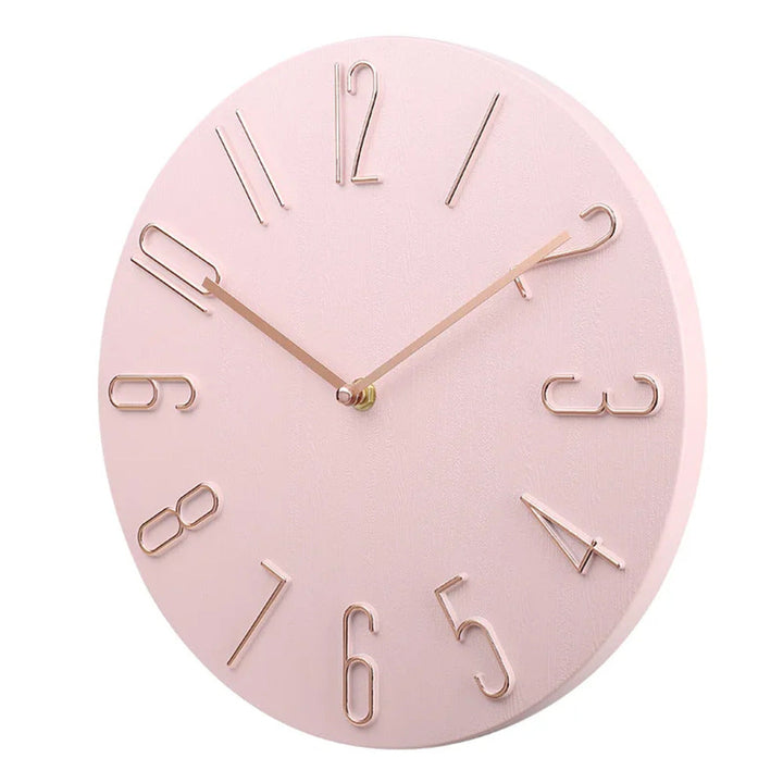 Lisslune | Silencio Modern Silent Wall Clock – Minimalist Design with Quartz Movement