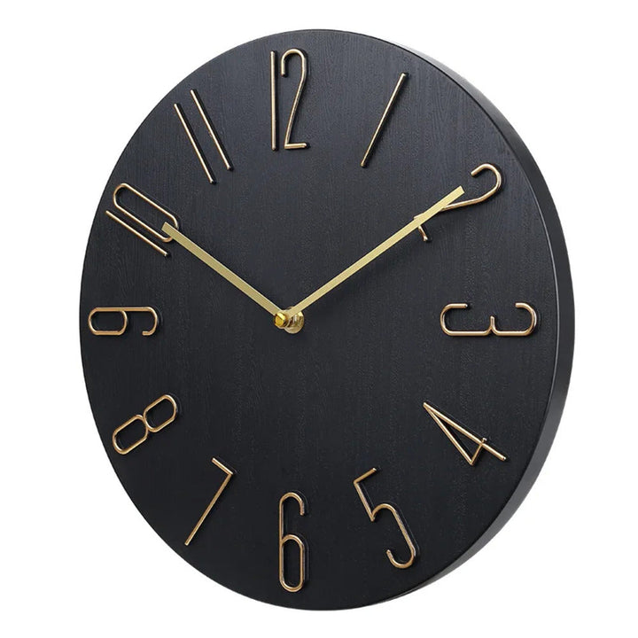 Lisslune | Silencio Modern Silent Wall Clock – Minimalist Design with Quartz Movement