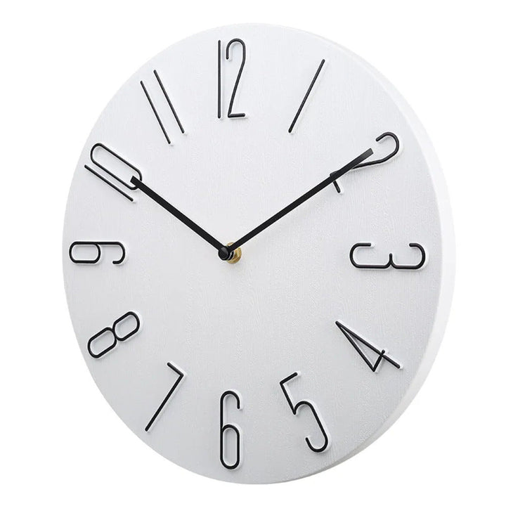 Lisslune | Silencio Modern Silent Wall Clock – Minimalist Design with Quartz Movement