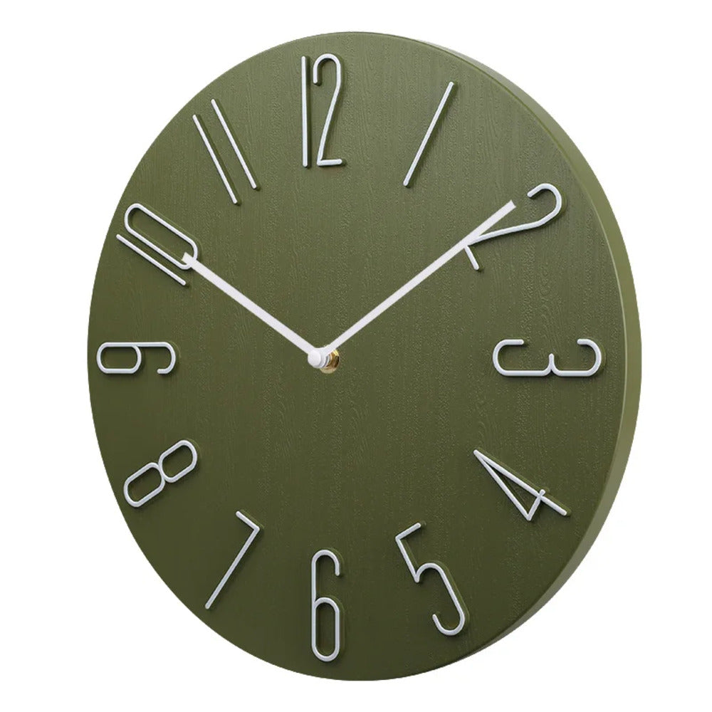 Lisslune | Silencio Modern Silent Wall Clock – Minimalist Design with Quartz Movement
