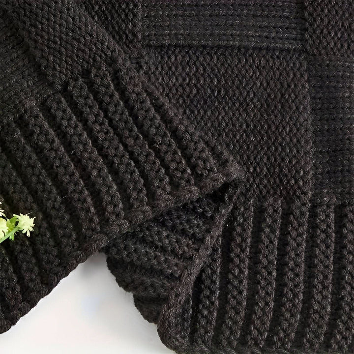 Lisslune | MONOSTRIPE – Minimalistic knit blanket