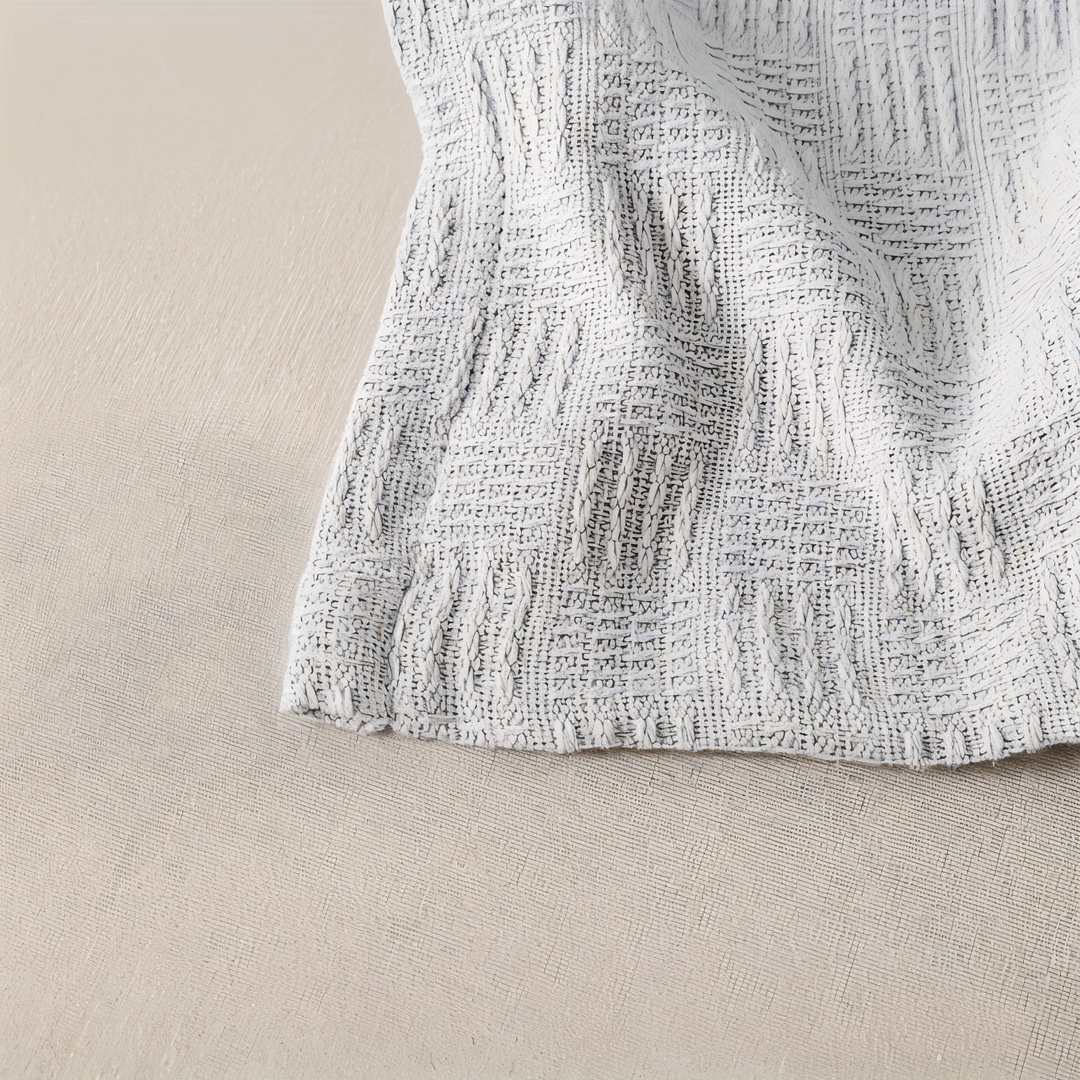 Lisslune | LUMINOFT – Breathable knitted cotton blanket