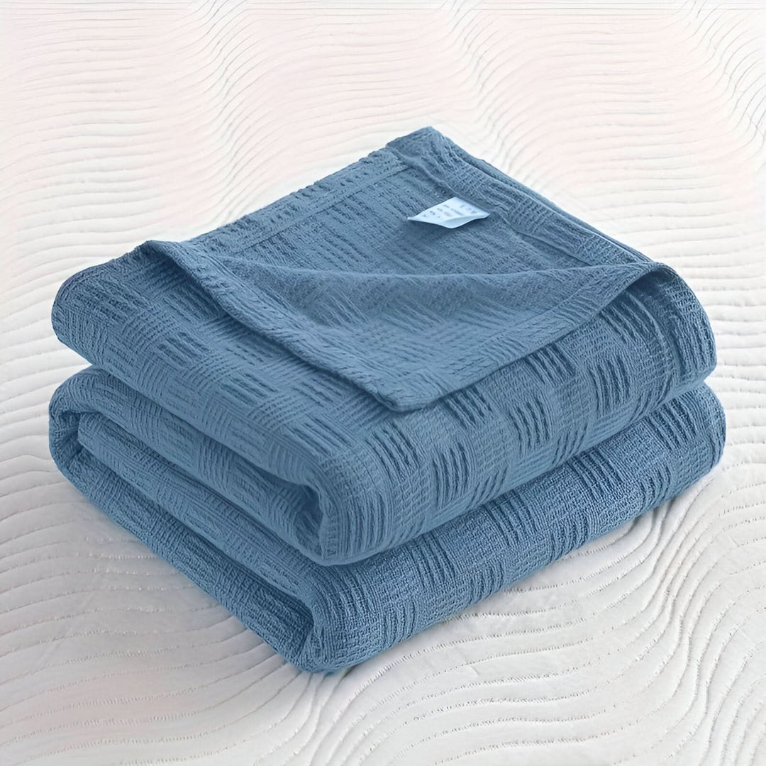 Lisslune | LUMINOFT – Breathable knitted cotton blanket