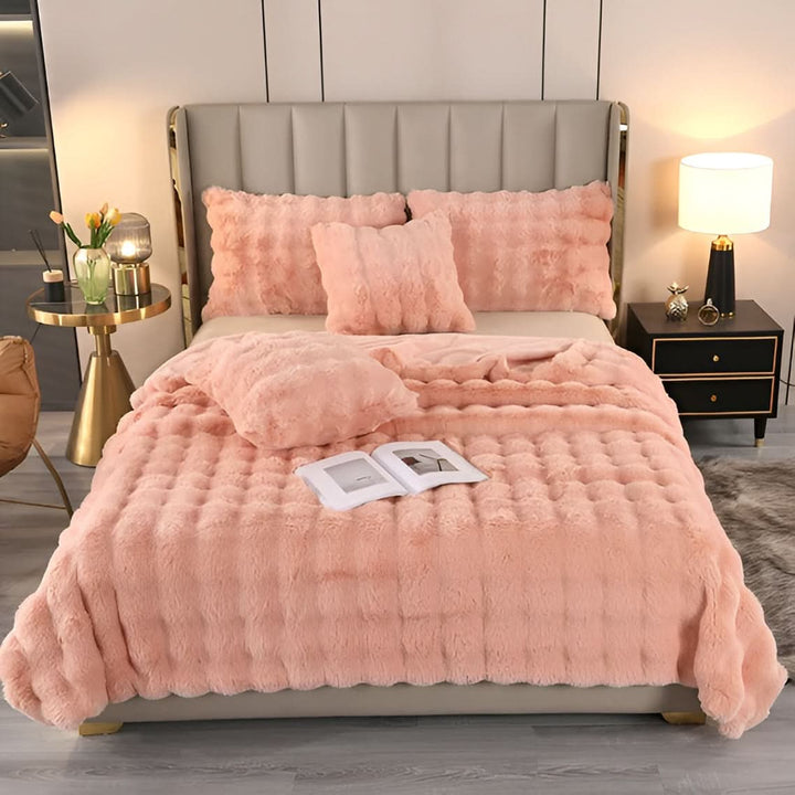 Lisslune | WARMPLAID - Heated fleece blanket
