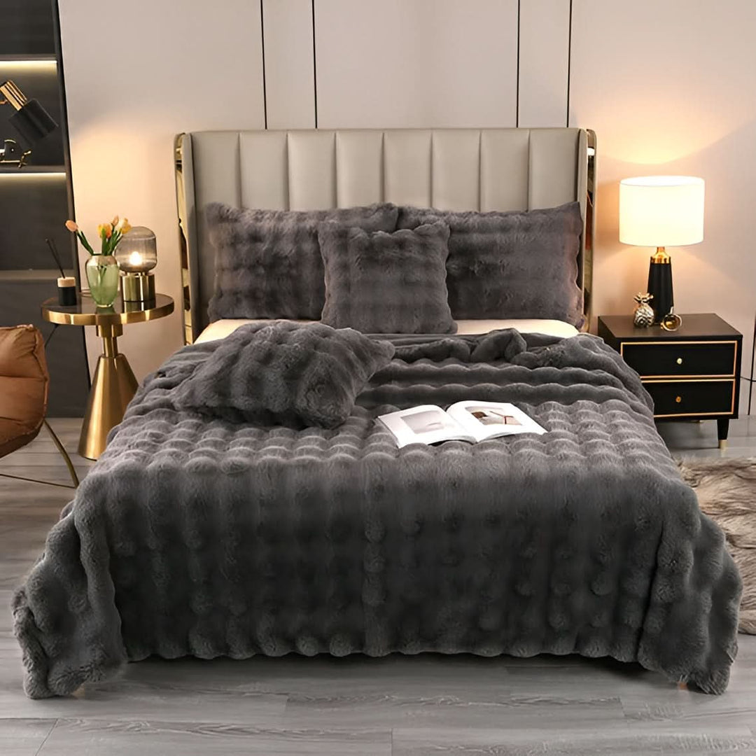 Lisslune | WARMPLAID - Heated fleece blanket