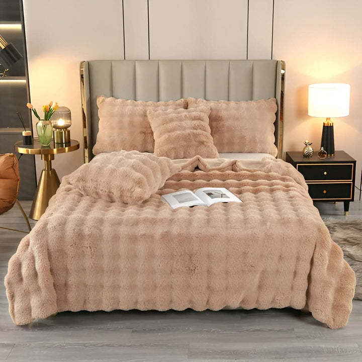 Lisslune | WARMPLAID - Heated fleece blanket