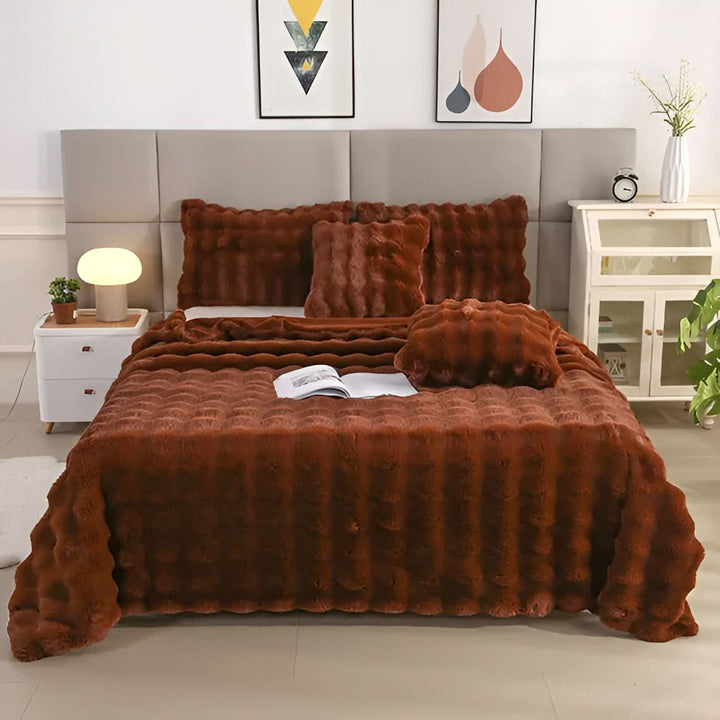 Lisslune | WARMPLAID - Heated fleece blanket