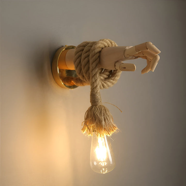 Lisslune | Rope - Rustic Wall Lamp with Timeless Design
