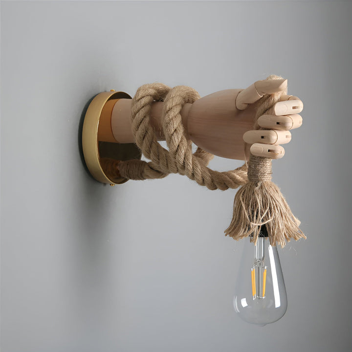 Lisslune | Rope - Rustic Wall Lamp with Timeless Design
