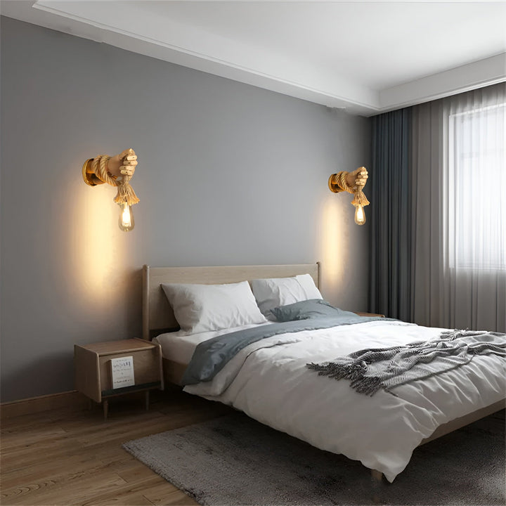 Lisslune | Rope - Rustic Wall Lamp with Timeless Design