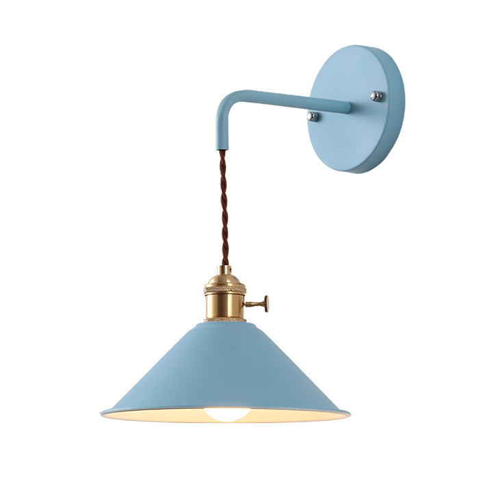 Lisslune | Retro Vintage Wall Lamp - Vintage-inspired Cone Metal Wall Lamp