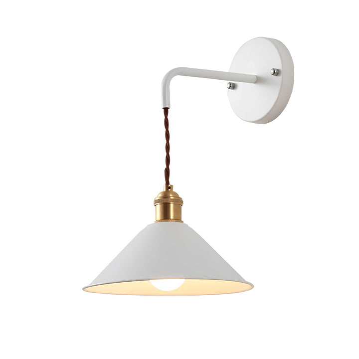 Lisslune | Retro Vintage Wall Lamp - Vintage-inspired Cone Metal Wall Lamp