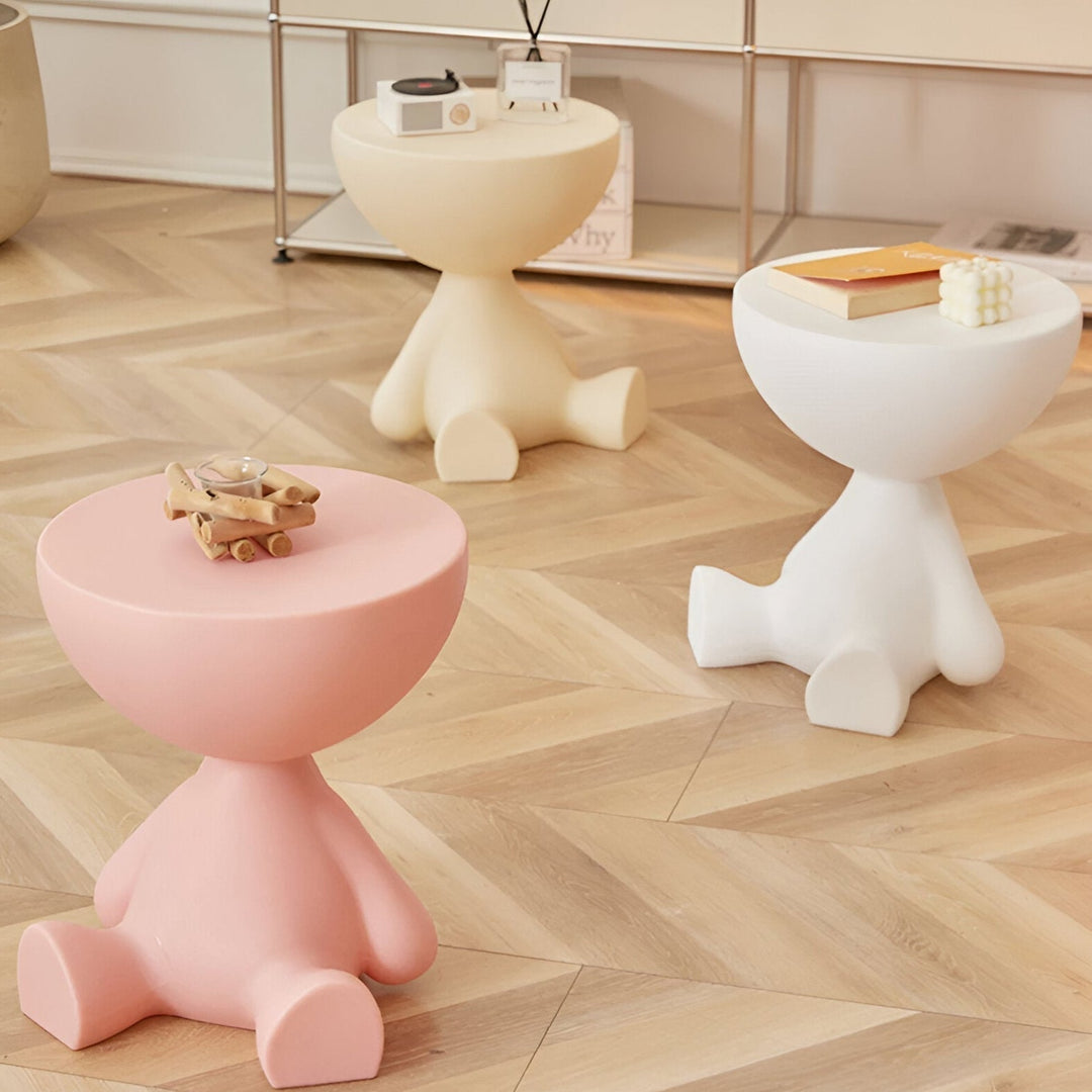 Lisslune | Round Coffee Table – Elegant Side Table for Living Room and Interior