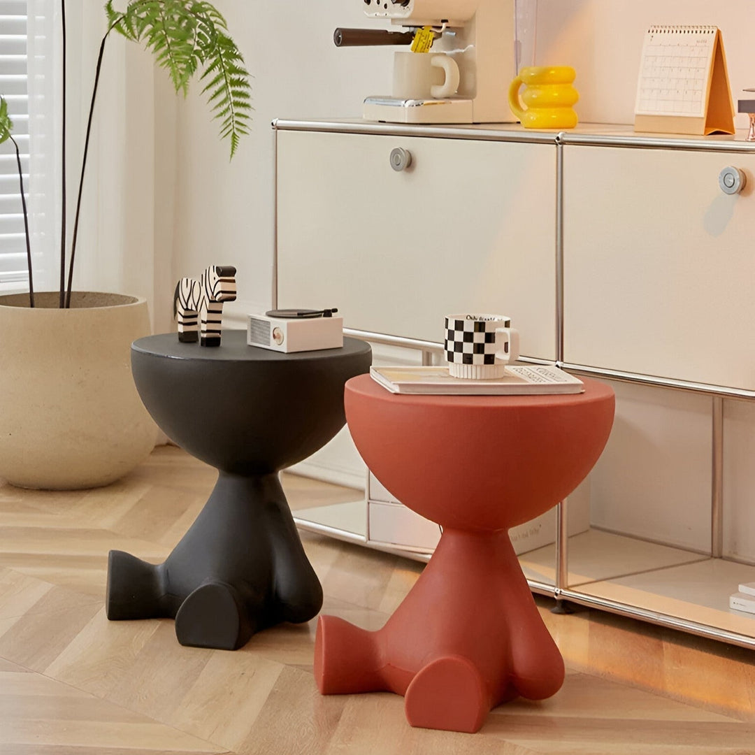 Lisslune | Round Coffee Table – Elegant Side Table for Living Room and Interior