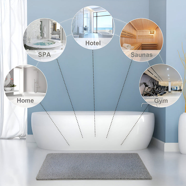 Lisslune | Non-Slip Shower Mat – Cushioned Comfort & Safe Anti-Mould Bathroom Flooring