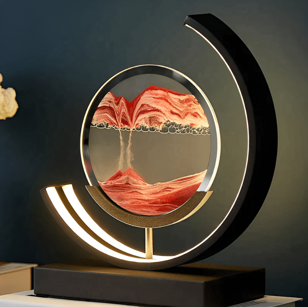 Lisslune | SandLamp | Dimmable LED Sand Lamp with Touch Control
