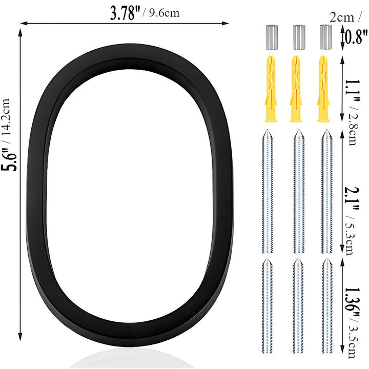 Lisslune | Black Full House Number - House Number Modern - House Number Sign