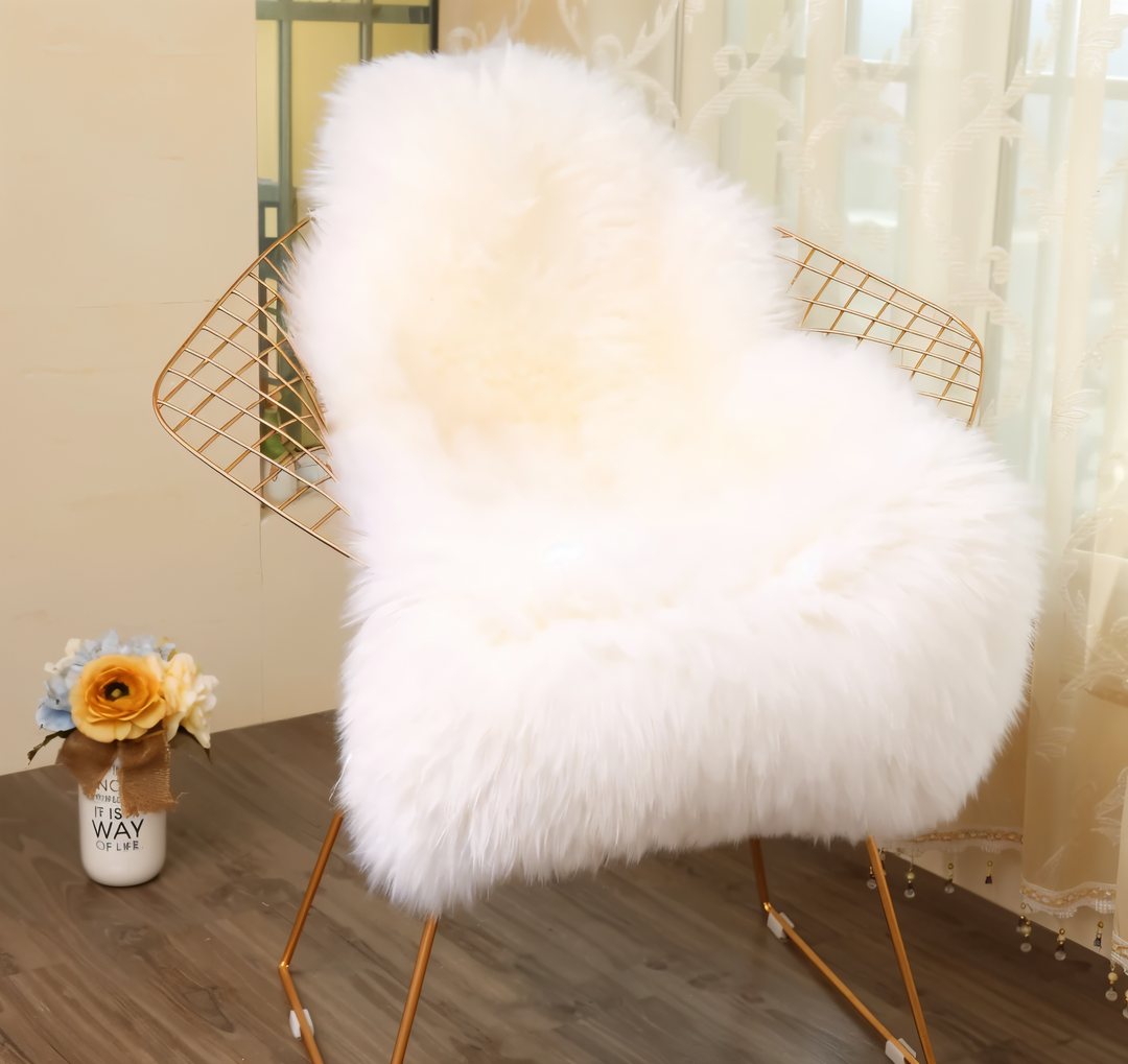 Lisslune | ShearLuxe Synthetic Fur Rug – Soft Artificial Sheepskin for Home Decoration