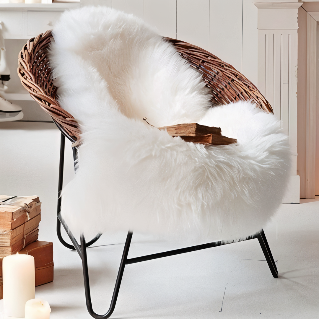 Lisslune | ShearLuxe Synthetic Fur Rug – Soft Artificial Sheepskin for Home Decoration