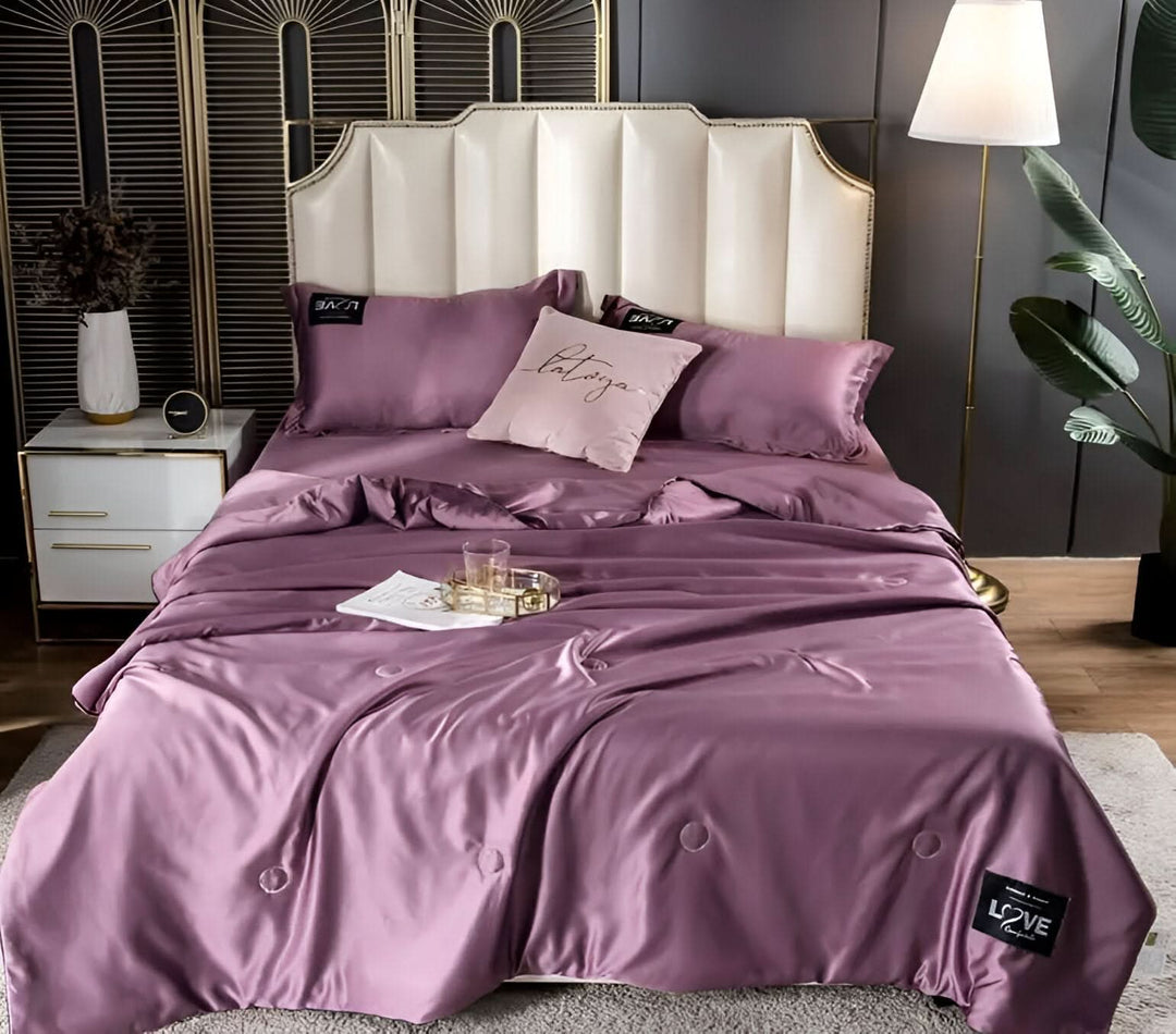 Lisslune | FLUFFINA - Premium Satin Silk Bedding