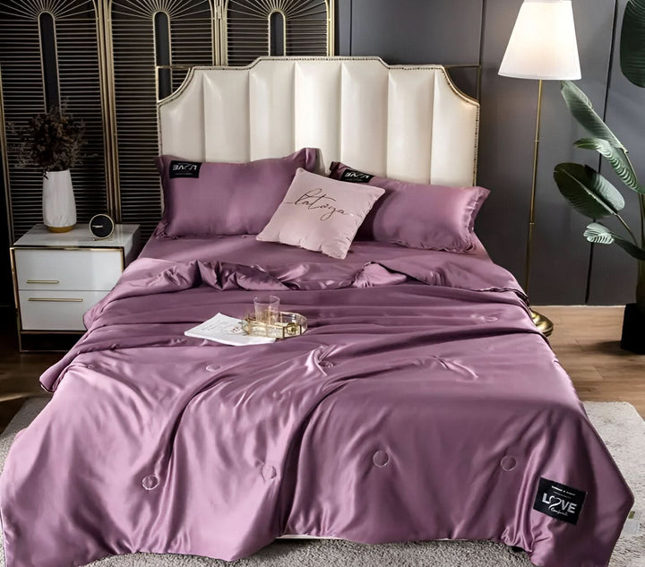 Lisslune | FLUFFINA - Premium Satin Silk Bedding