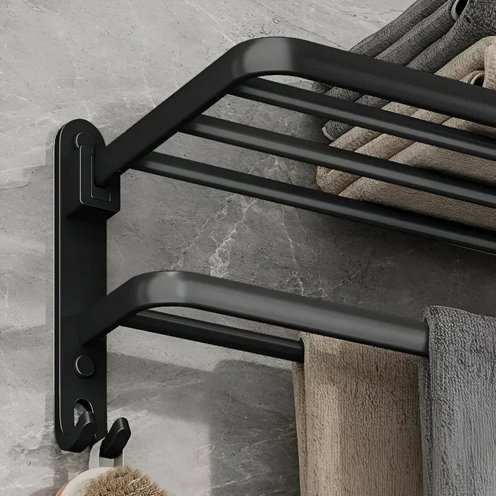 Lisslune | TowelFlex Wall Mounted Double Towel Bar