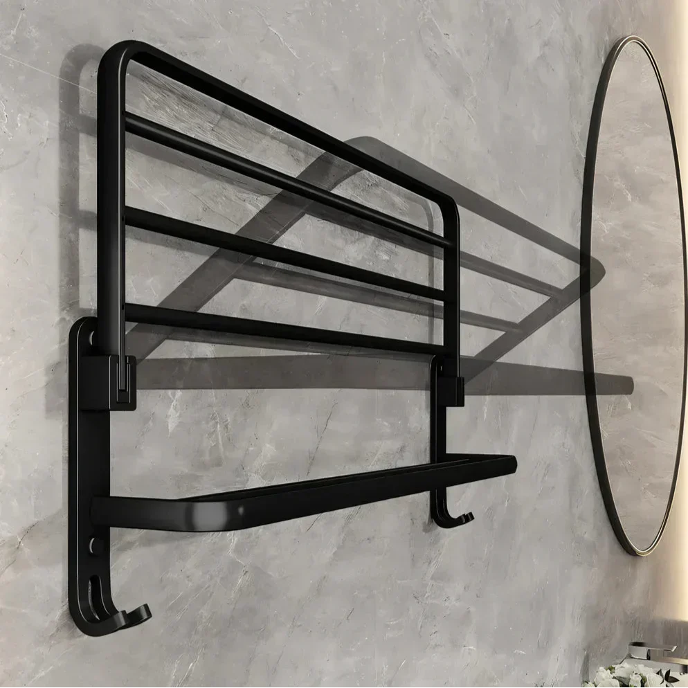 Lisslune | TowelFlex Wall Mounted Double Towel Bar
