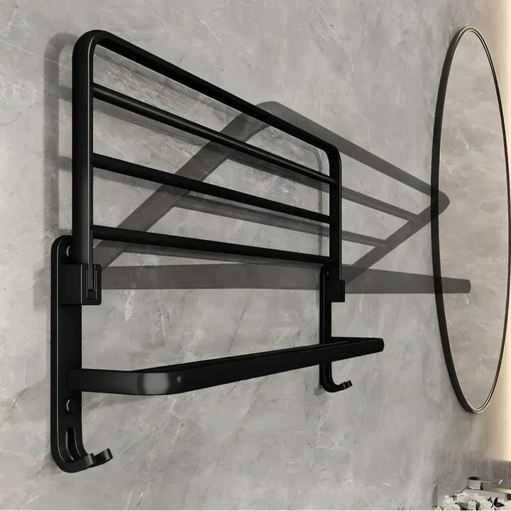 Lisslune | TowelFlex Wall Mounted Double Towel Bar