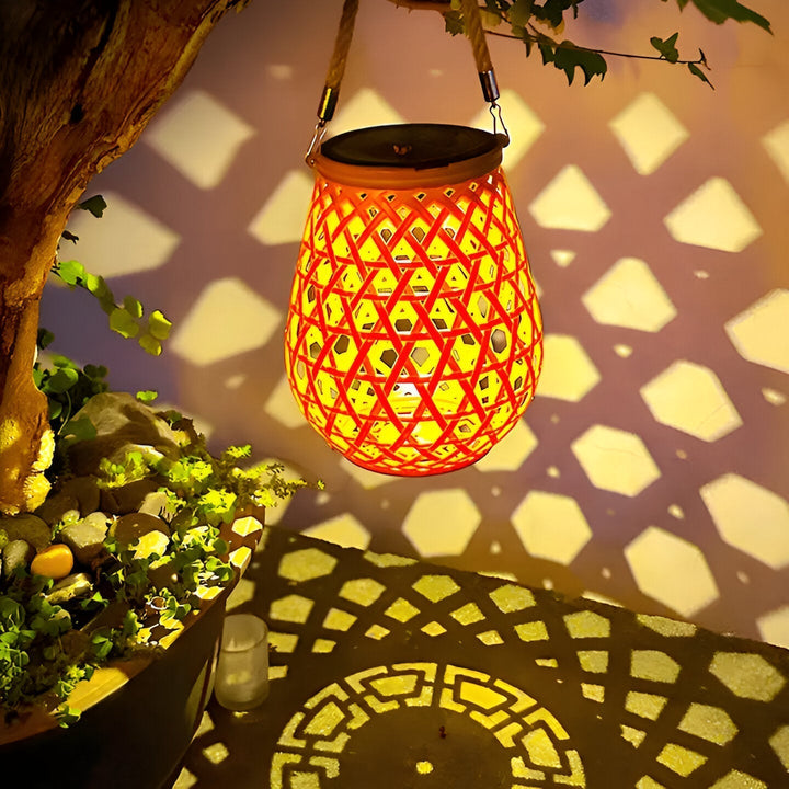 Lisslune | Solara – Woven Solar Garden Lantern