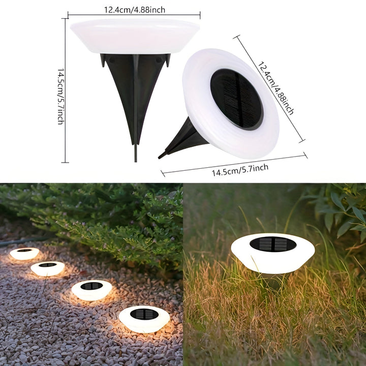 Lisslune | LED Solar Outdoor Lamp | Weatherproof, Easy Installation & Ideal for Garden and Patio Lighting